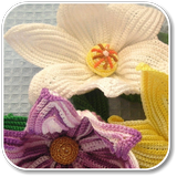 Crochet Flower Pattern icône