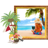 Beach Photo Frame Editor