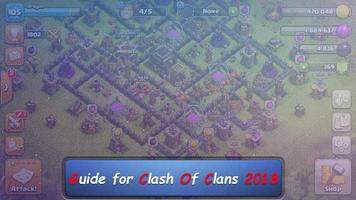 Guide for clash of clans 2018 پوسٹر