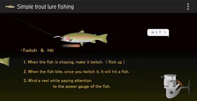 Trout lure fishing imagem de tela 1