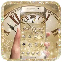 Gold Diamond Deluxe Clock 2018 APK download