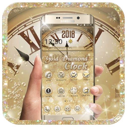 Gold Diamond Deluxe Clock 2018