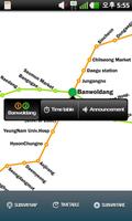 Subway map of Daegu in Korea скриншот 1