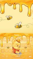 黃熊蜂蜜鍵盤主題 海報