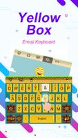 Yellow Box Theme&Emoji Keyboard تصوير الشاشة 2