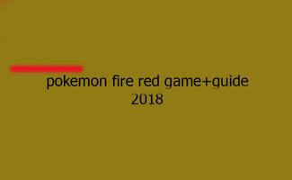 guide for pokemon fire red (gba) 2018 Affiche