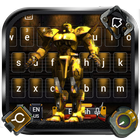 Yellow Robot Keyboard Theme icône