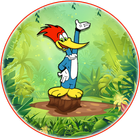 wody advenures woodpecker run icon