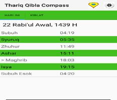 1 Schermata Thariq Qibla Compass