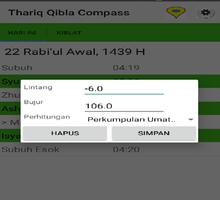 Thariq Qibla Compass capture d'écran 2