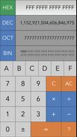 Hex,Dec,Oct,Bin(Dev Calc) تصوير الشاشة 1