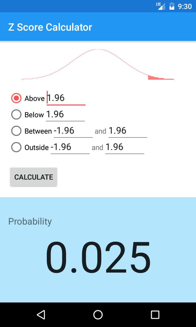 Z Score (Z Table) Calculator APK for Android Download