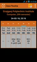 Class Routine постер