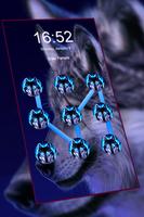 wolf  pattern  lock screen HD wallpaper captura de pantalla 2