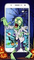 Dead Zombie on screen -  Zombies halloween joke capture d'écran 1