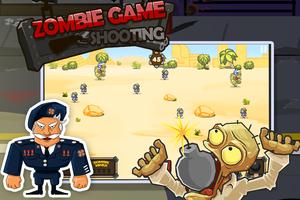 Zombie Game Shooting Poster