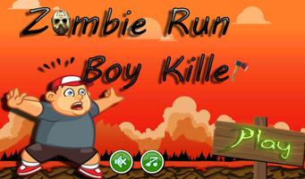 zombie run boy killer Affiche