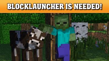 Zombies for minecraft - mod for mcpe 截图 1