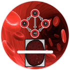 Blood group test checker with finger 2018 simgesi