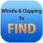 Whistle and clap -Phone Finder-icoon