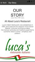 Luca's Ristorante Italiano capture d'écran 3