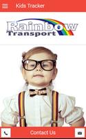 Rainbow Transport Kids Tracker الملصق