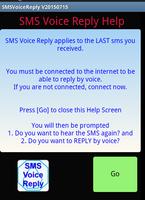 SMS Voice Reply Affiche