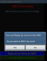 SMS Voice Reply syot layar 1