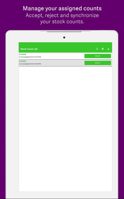 sage stock count for android apk download