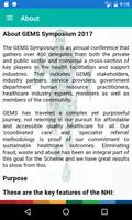 GEMS: Symposium Plakat