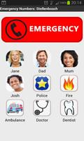 Emergency Numbers South Africa-poster