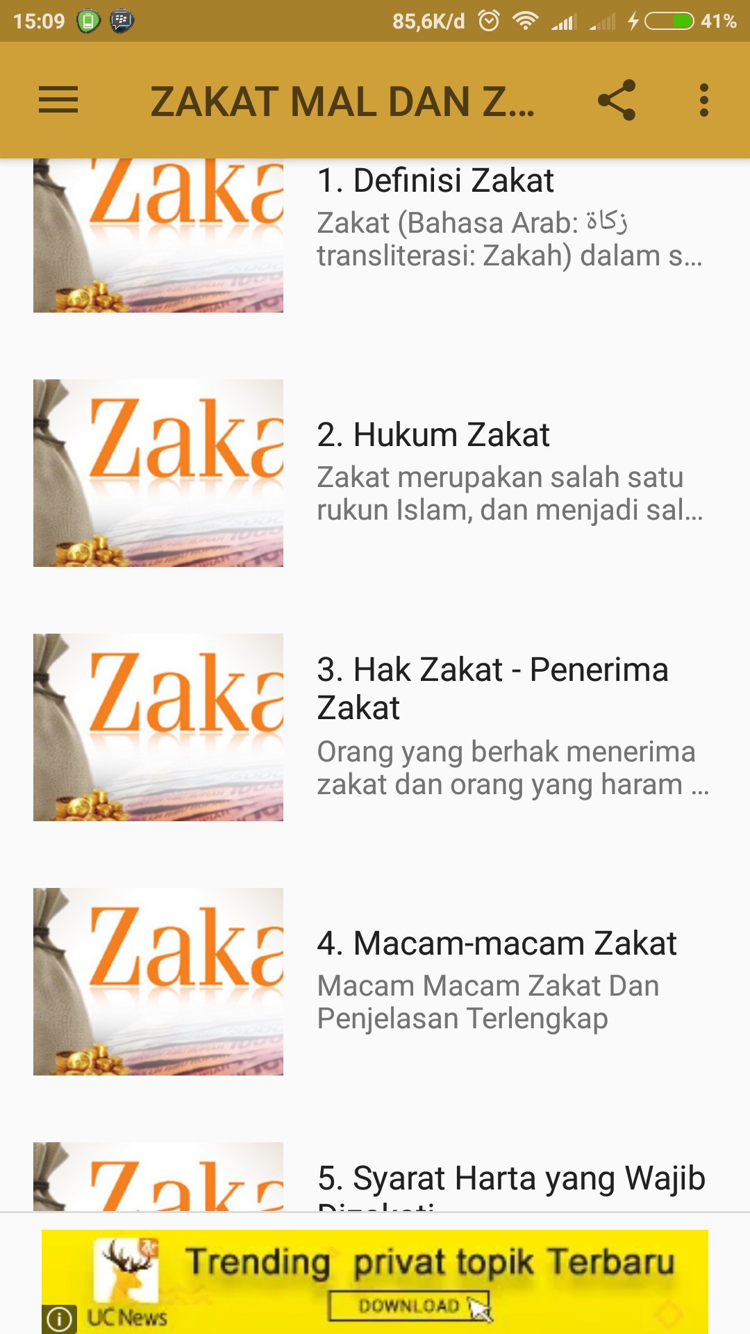 Panduan Zakat Mal Dan Zakat Fitrah For Android Apk Download
