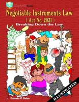 Negotiable Instruments Law poster