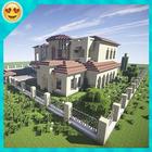 Pink house for MInecraft icône