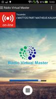 Rádio Virtual Master الملصق