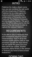Guide Pokemon GO تصوير الشاشة 1