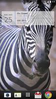 Zebra Chewing Live Wallpaper capture d'écran 1
