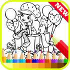 Coloring Little Girls Charmers أيقونة