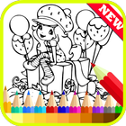 Coloring Little Girls Charmers आइकन