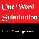 One Word Substitution with Hindi Meaning 2018. APK