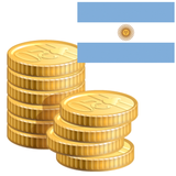 Tiền xu từ Argentina biểu tượng