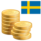 Pièces de monnaie de Suède icône
