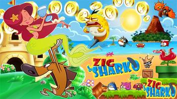 Zig et Sharko adventure island Affiche