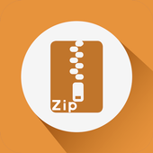 Zip File Extractor. Compress to Zip. Save Space. icon