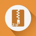 Zip File Extractor. Kompresuj do Zip. Oszczędność ikona