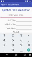 Simple Quebec Tax Calculator स्क्रीनशॉट 1
