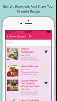 Dinner Recipes - Offline App capture d'écran 1