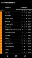 France Basketball Scores captura de pantalla 1