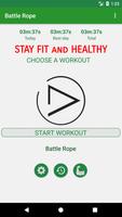 Battle Rope Intensive Workout Affiche