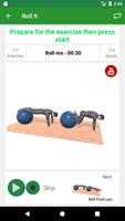 Exercise-Ball Fitness Workout capture d'écran 1